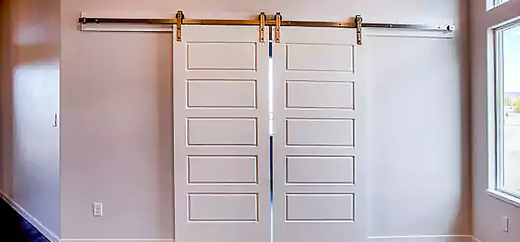 Glass Barn Door with Installation Hardware Kit Menlo Park